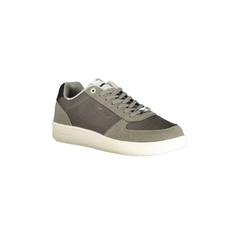 Sneakers Uomo Grigie Stampa Logo Grigio miniatura 2