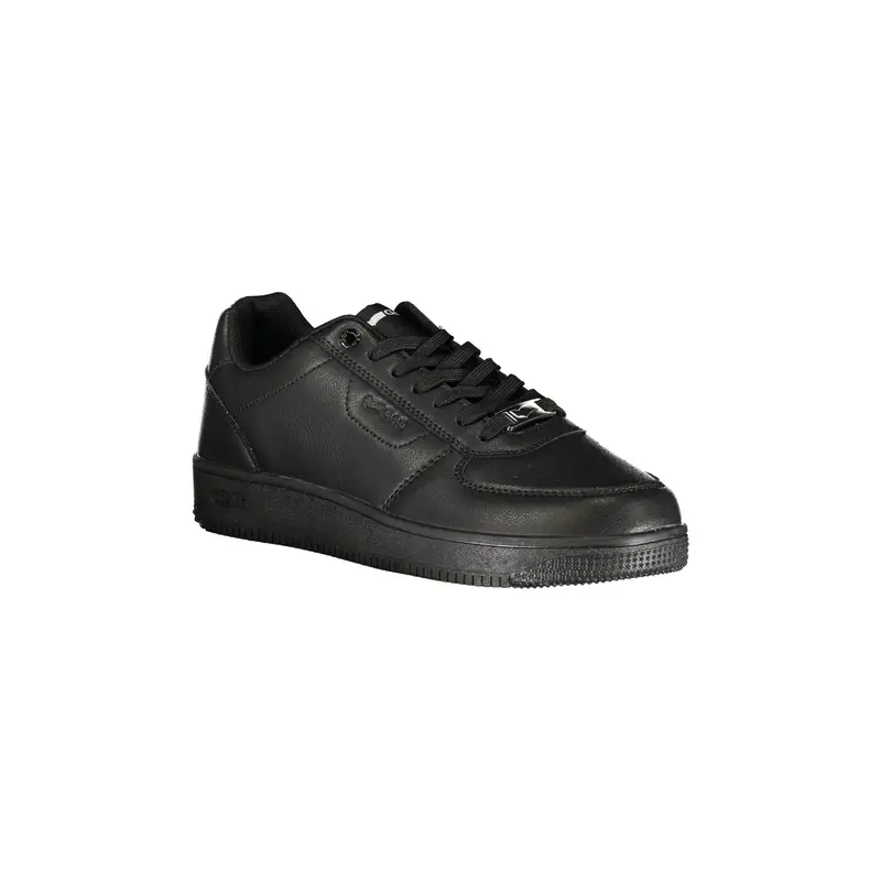 Sneakers Uomo Nere Lacci Plantare Removibile Logo Nero miniatura 2