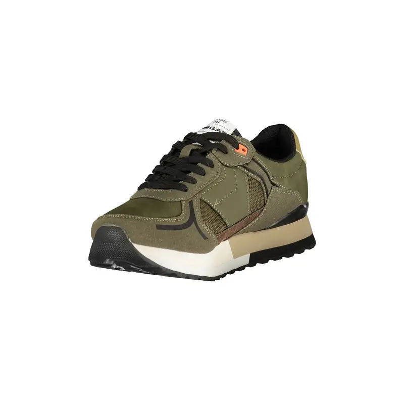 Sneakers Uomo Verdi Lacci Plantare Removibile Logo Verde miniatura 3