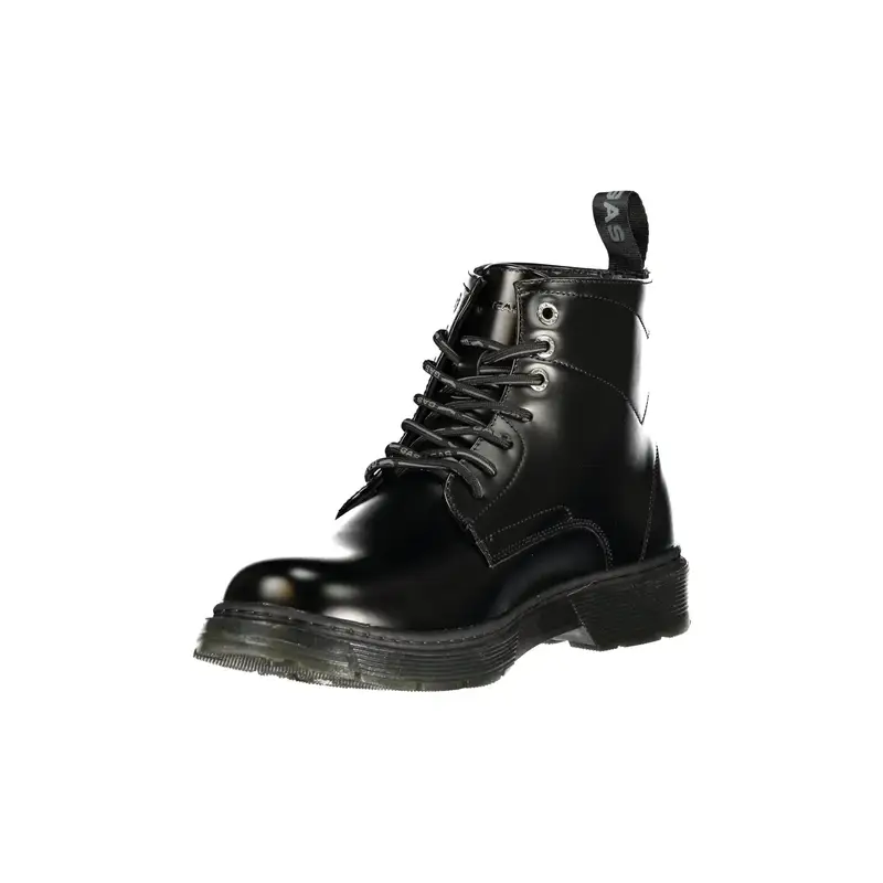 Stivaletti Uomo Lacci Poliestere Poliuretano Logo Nero miniatura 3