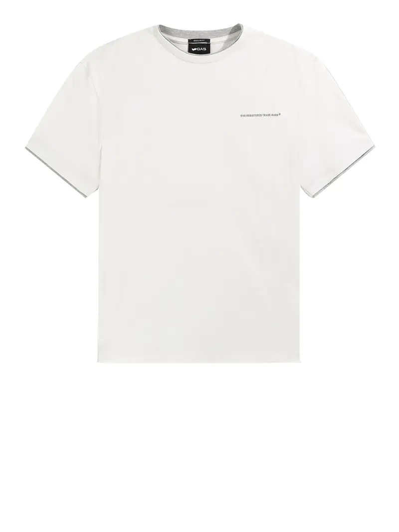 t-shirt gas dharis da uomo - bianco