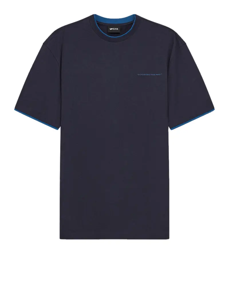 t-shirt gas dharis da uomo - blu