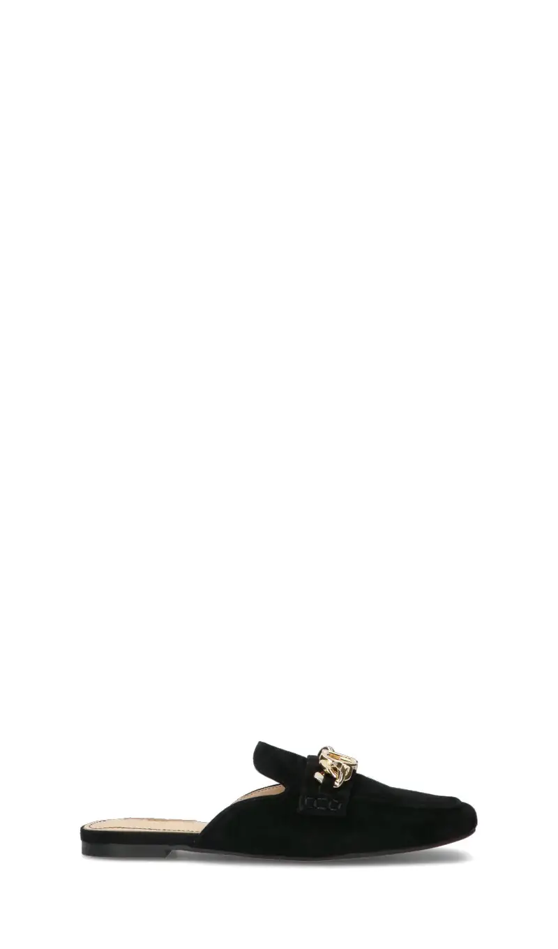 Sabot donna nero in suede Vario