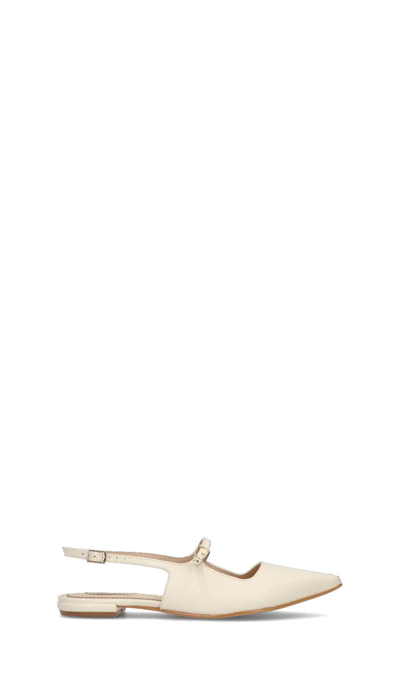 Slingback donna panna in pelle Vario