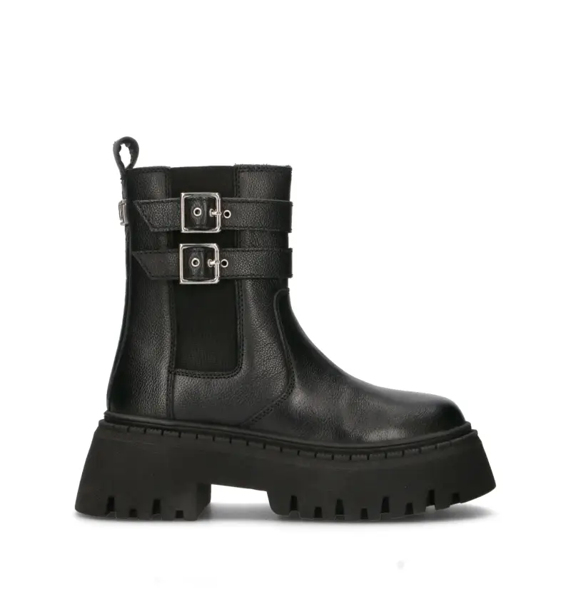 Tronchetto donna nero in pelle Vario