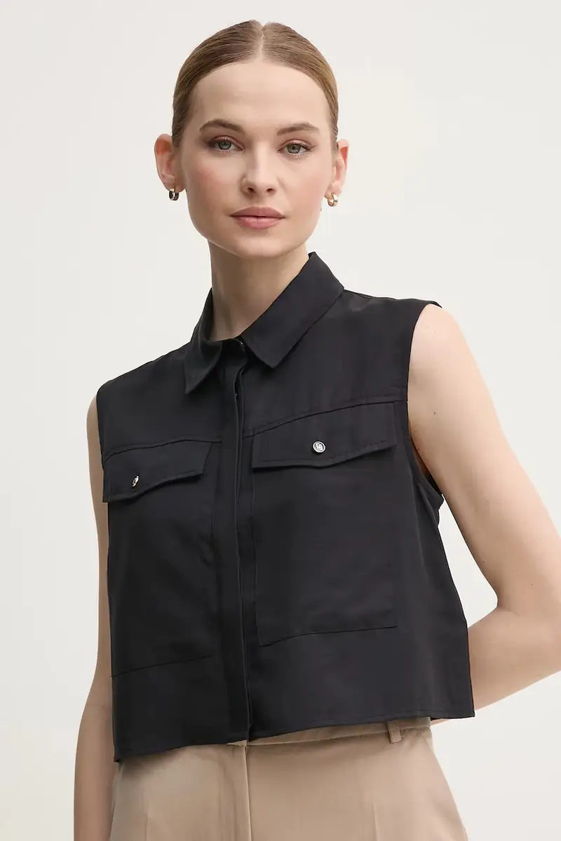 camicia donna colore nero 511BD45014