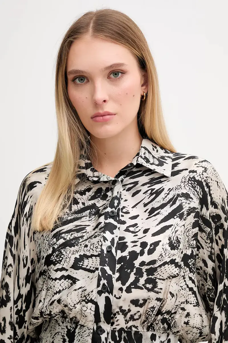 camicia donna colore nero 521FD45028 miniatura 4