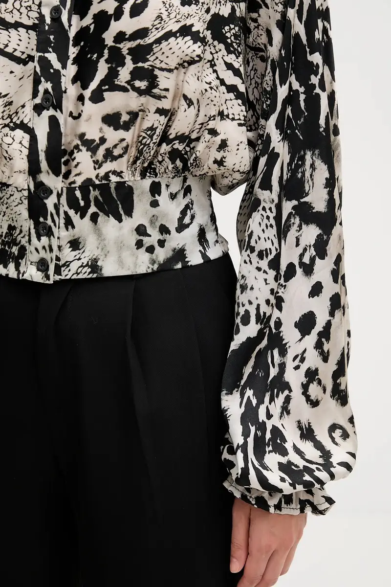 camicia donna colore nero 521FD45028 miniatura 5