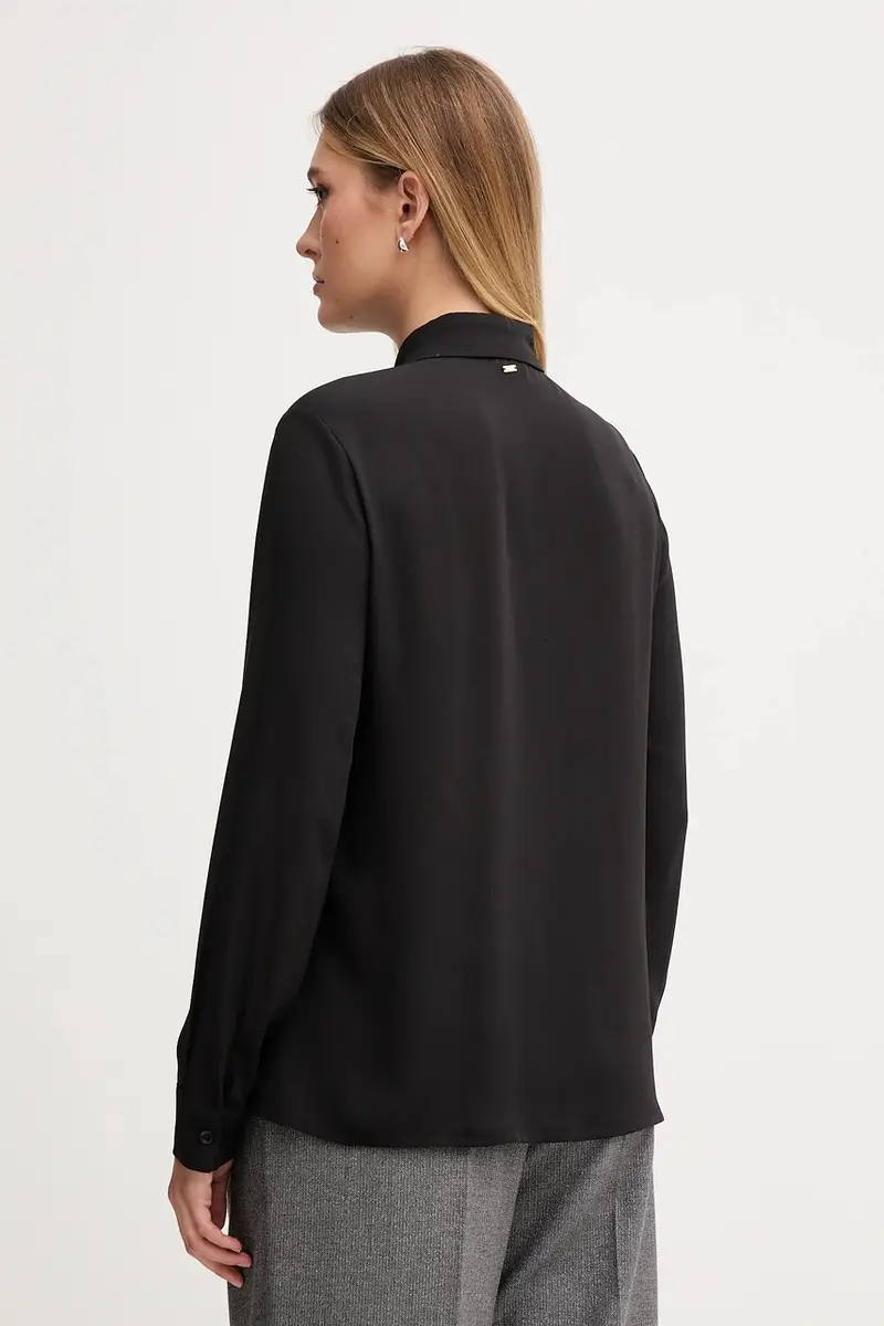 camicia donna colore nero 521FD45030 miniatura 3