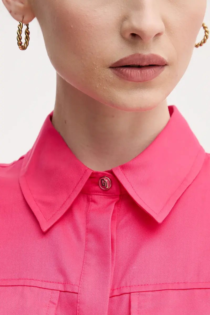 camicia donna colore rosa 511BD45014 miniatura 5