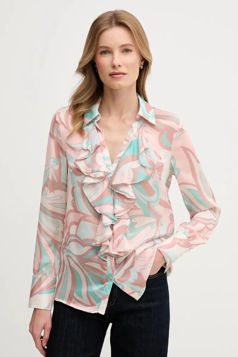 camicia donna colore rosa 511FD45004 miniatura 4