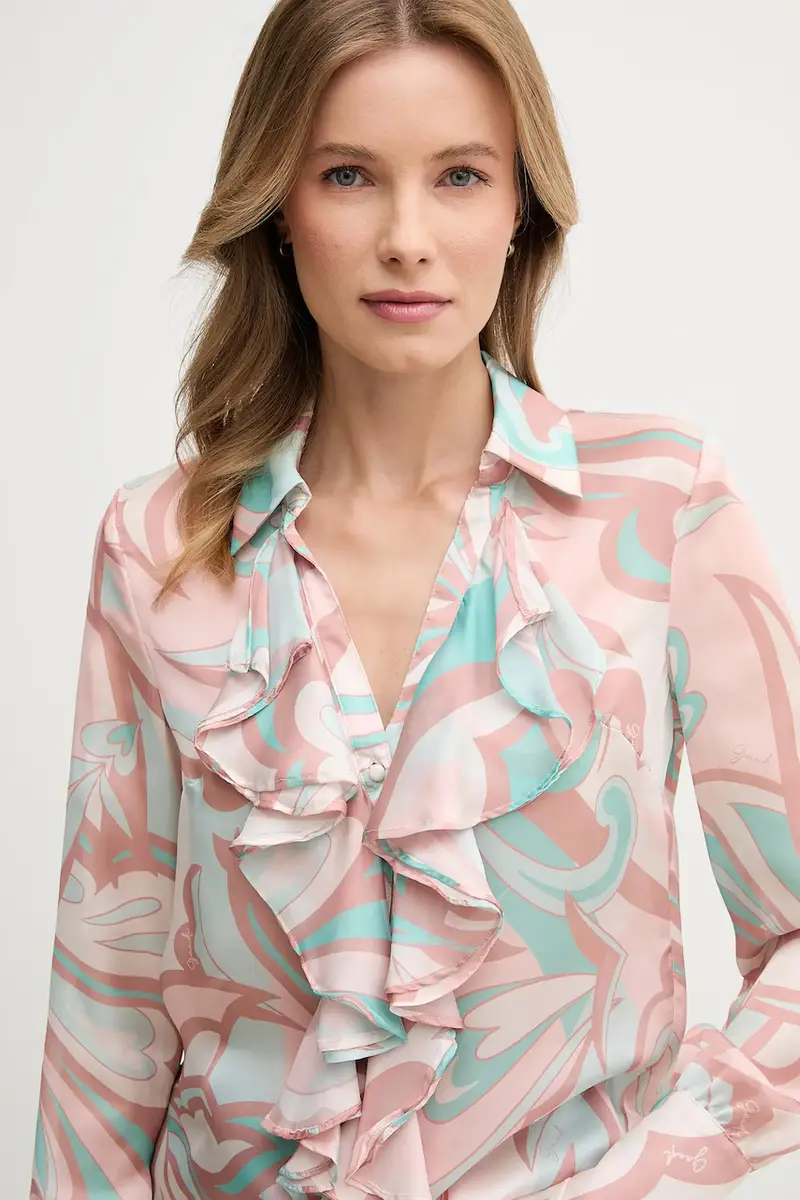 camicia donna colore rosa 511FD45004