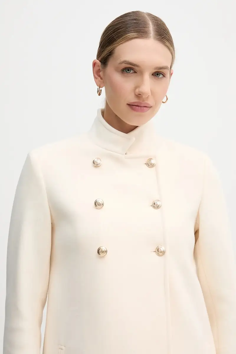 cappotto colore beige 521BD35018 miniatura 4