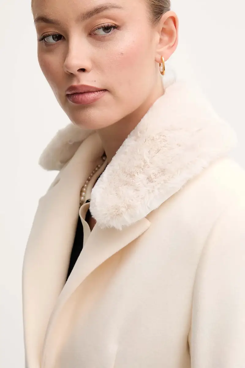 cappotto colore beige 521BD35019 miniatura 4