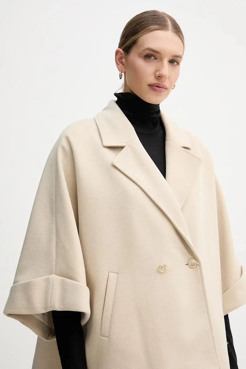 cappotto colore beige 521FD35015 miniatura 4