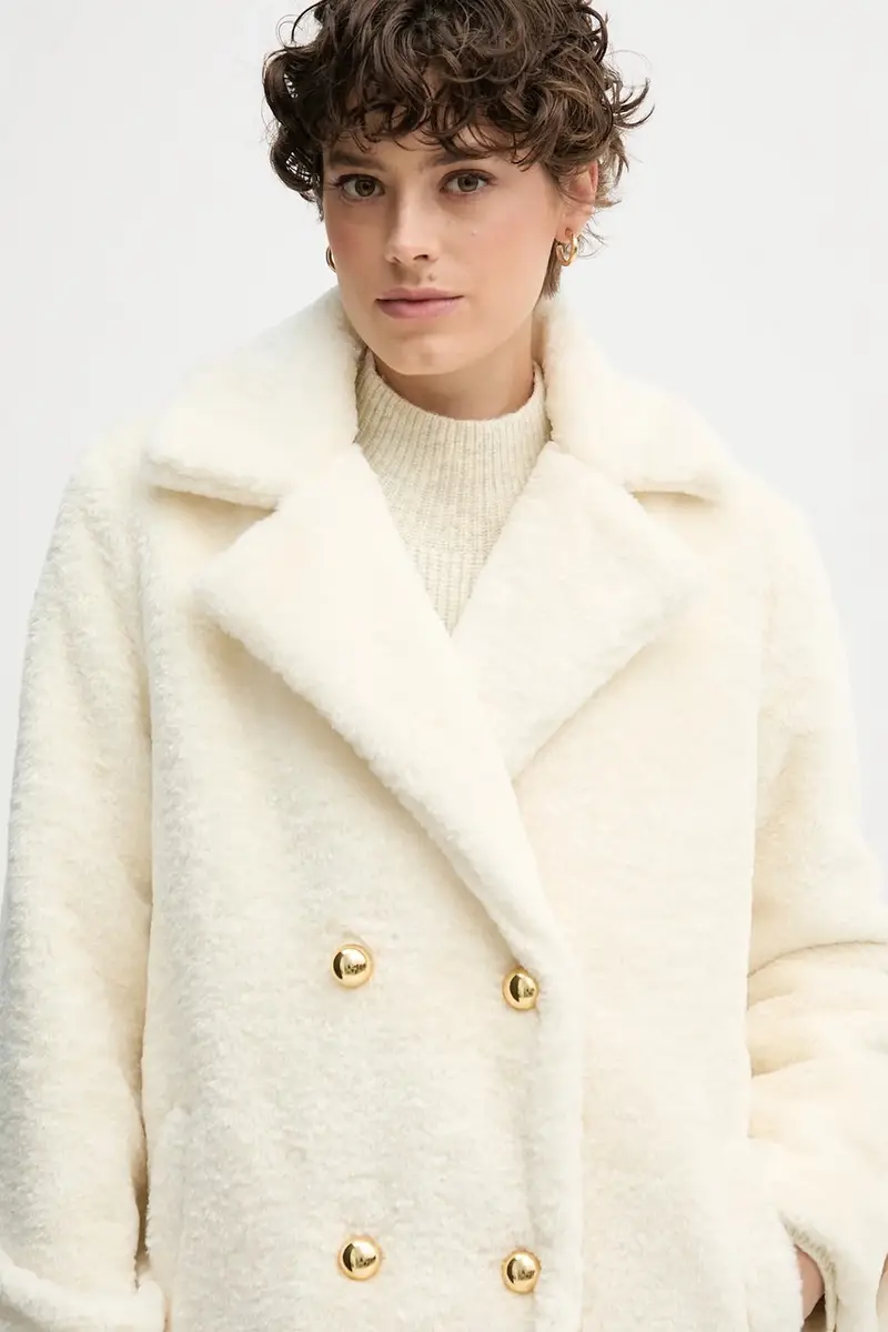 cappotto colore beige 521FD39001 miniatura 4