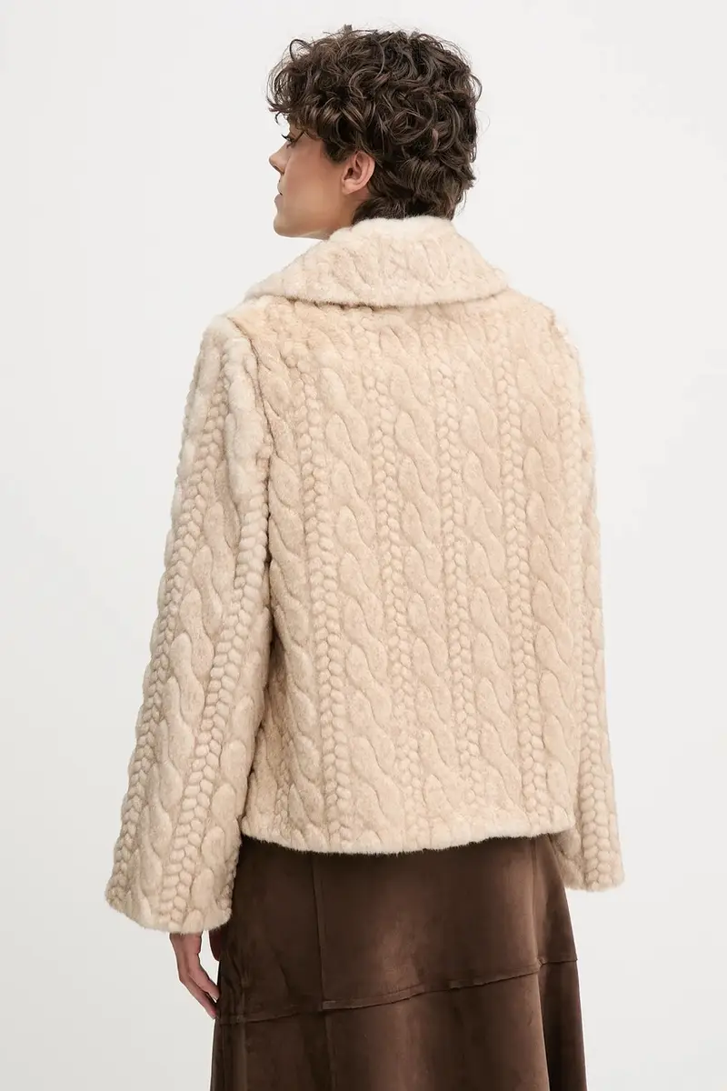 cappotto colore beige 521FD39006 miniatura 3