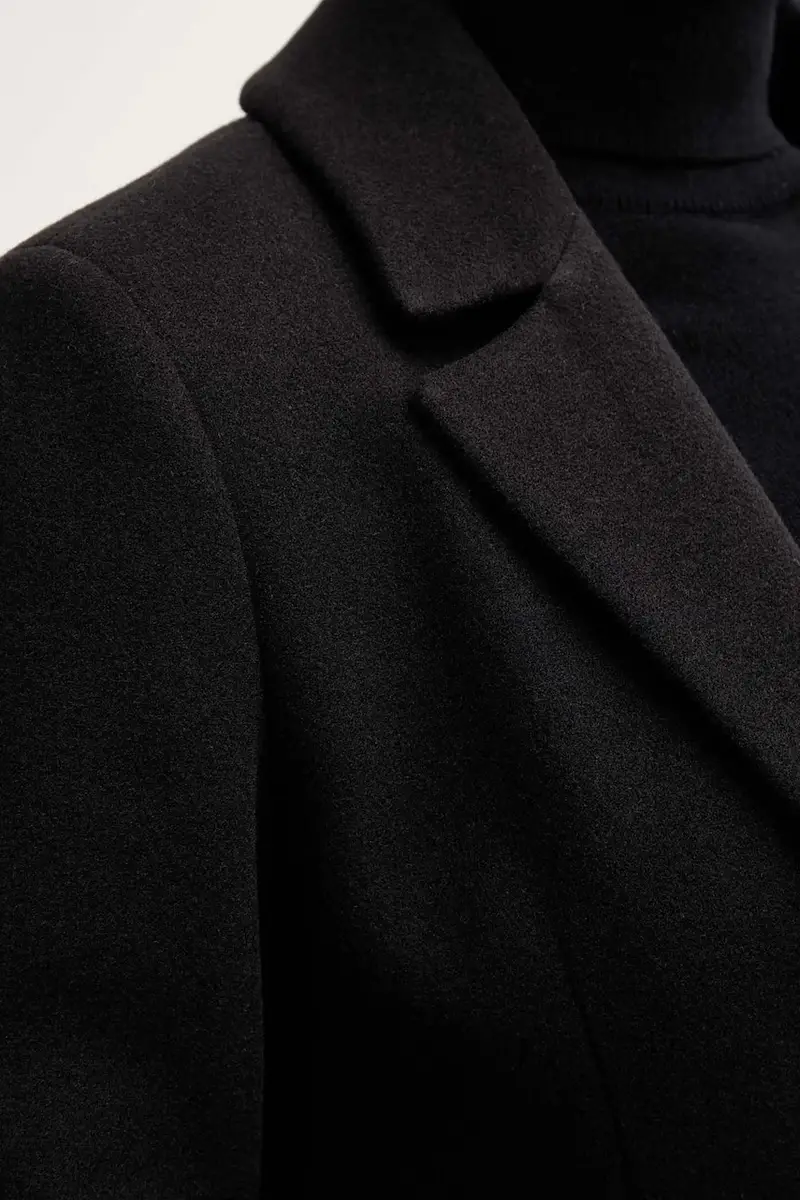 cappotto colore nero 521BD35019 miniatura 5