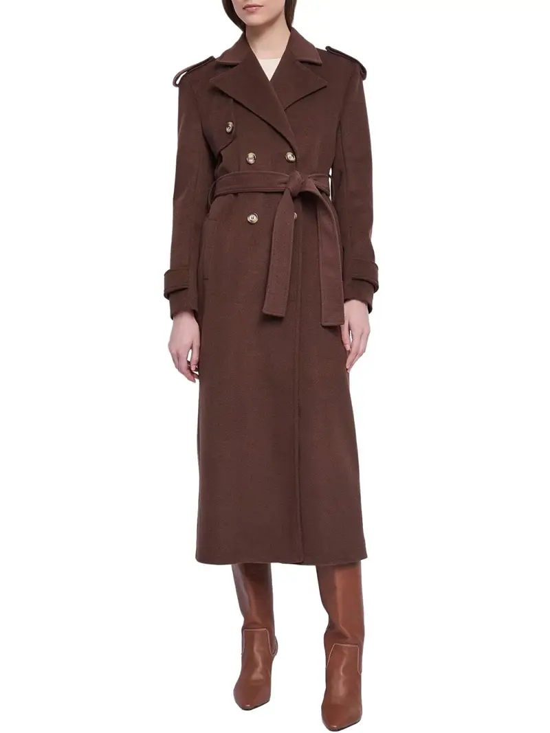 cappotto gaudi da donna - marrone