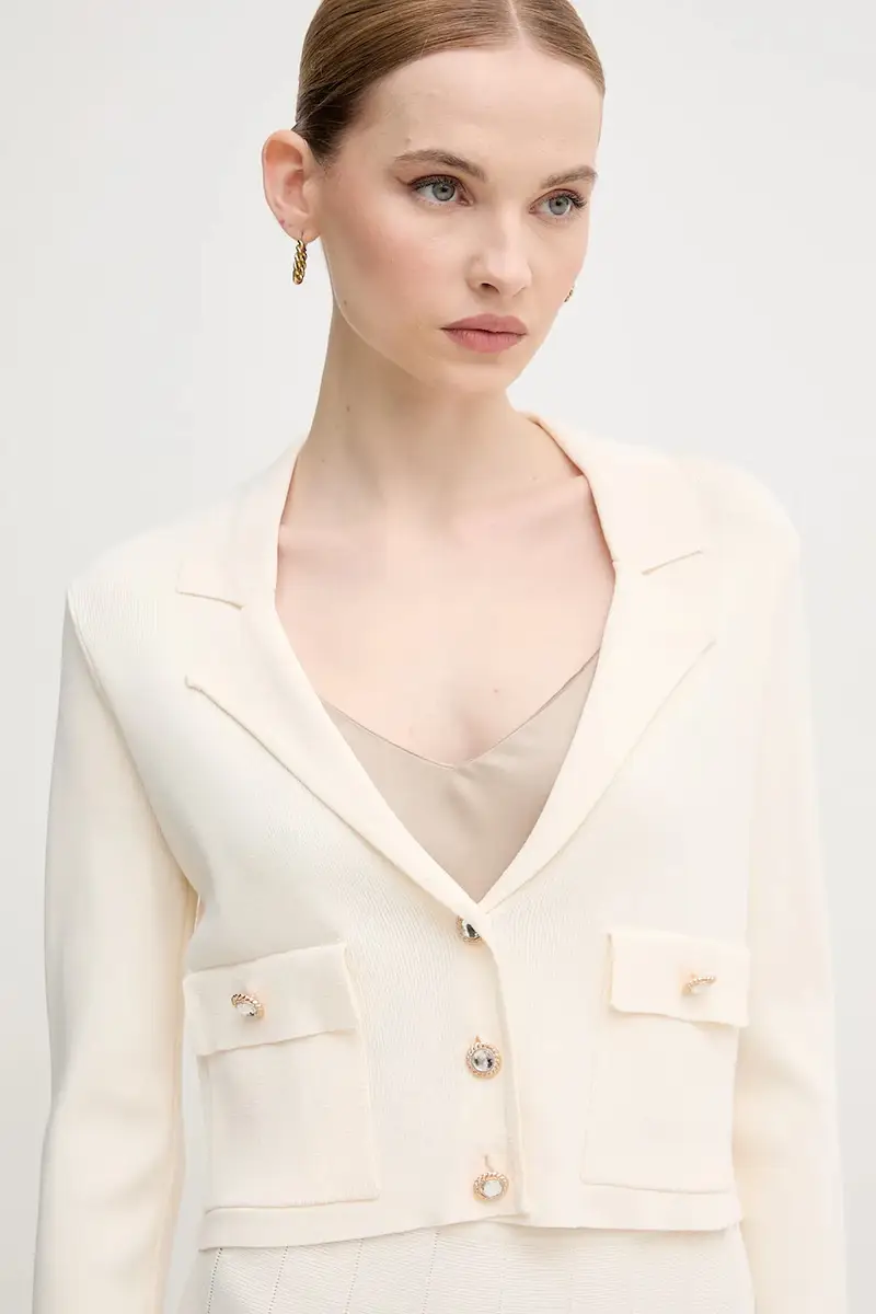 Gaudi Cardigan Donna Beige 3292114 miniatura 4