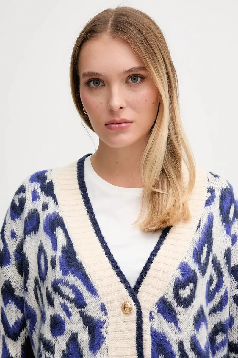 Gaudi Cardigan Donna Blu 3581397 miniatura 4