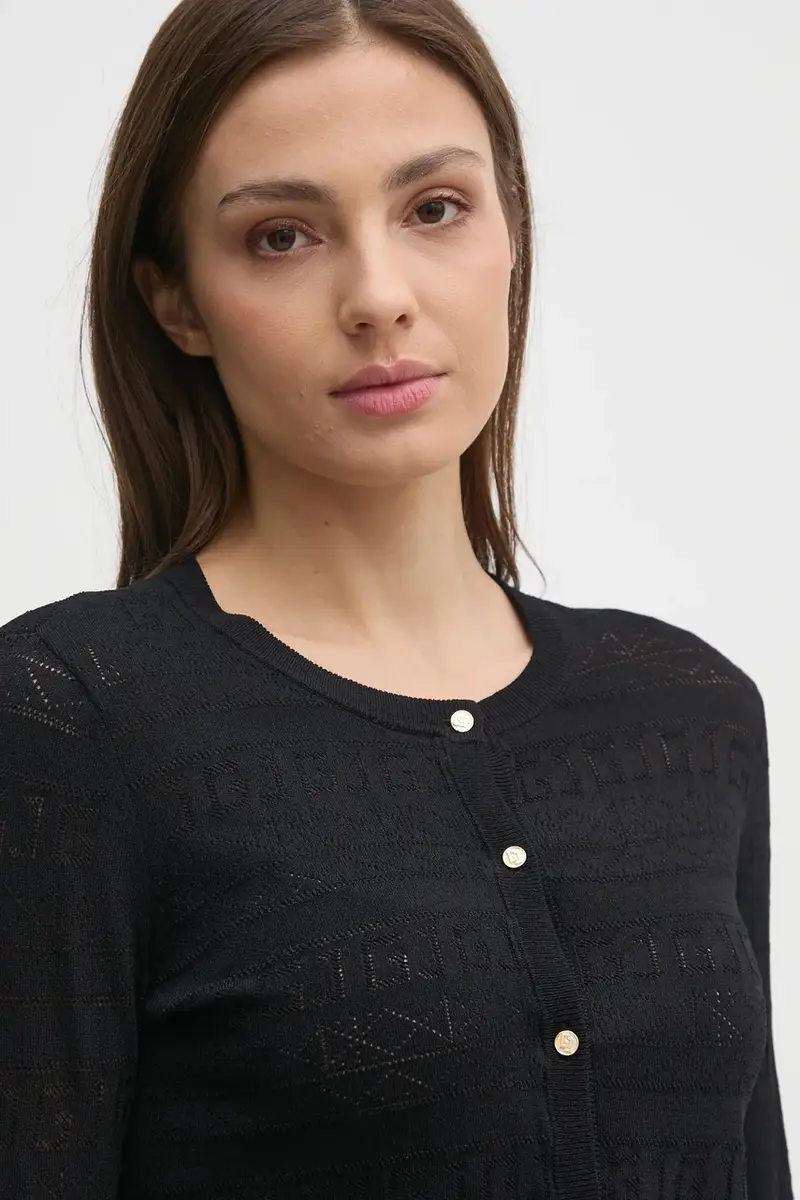 Gaudi Cardigan Donna Nero 3335428 miniatura 4