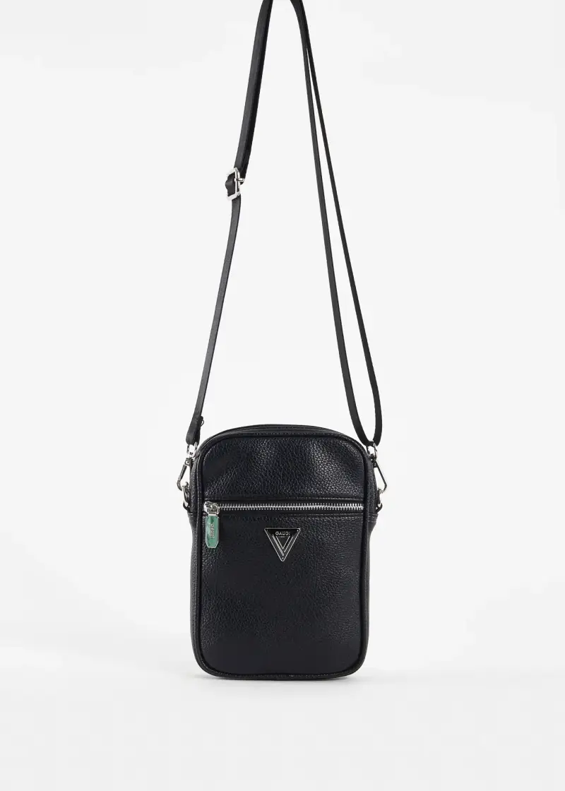 Fashion Borsa crossbody nera in similpelle Multicolore