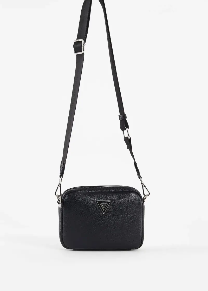 Fashion Borsa crossbody nera in similpelle Multicolore