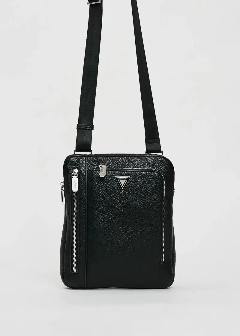 Fashion Borsa crossbody nera in similpelle Multicolore