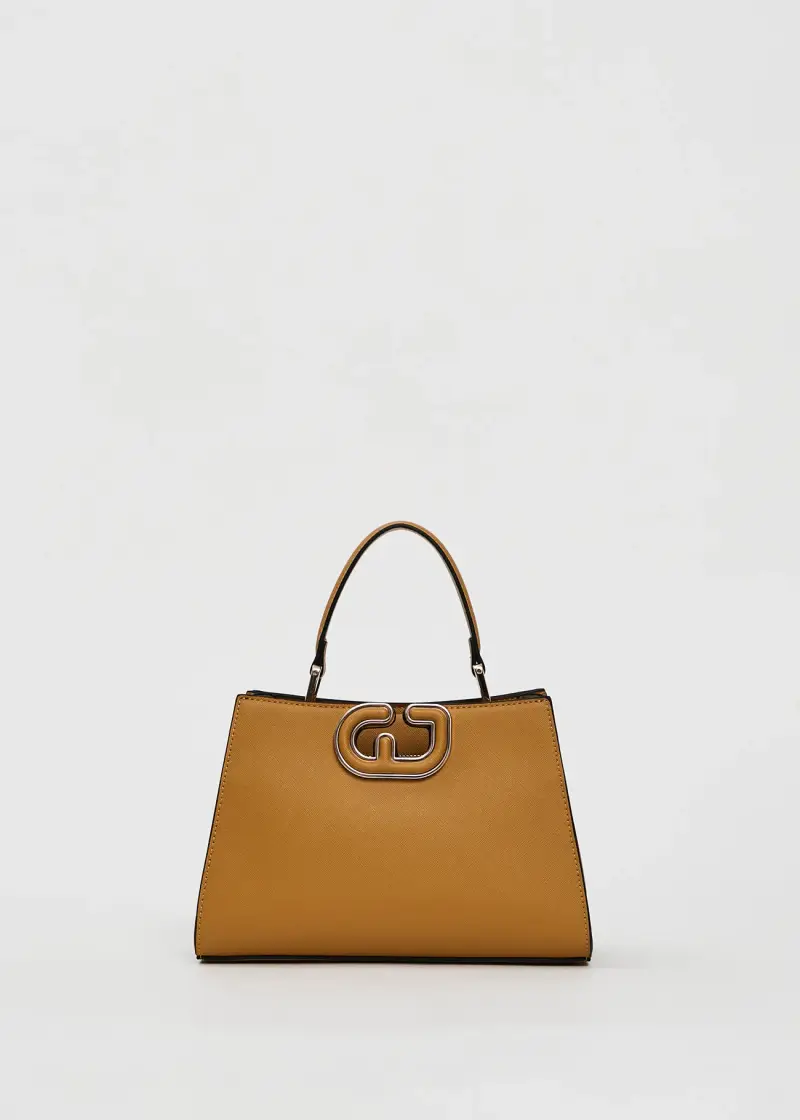 Fashion Borsa top handle gialla in similpelle Multicolore