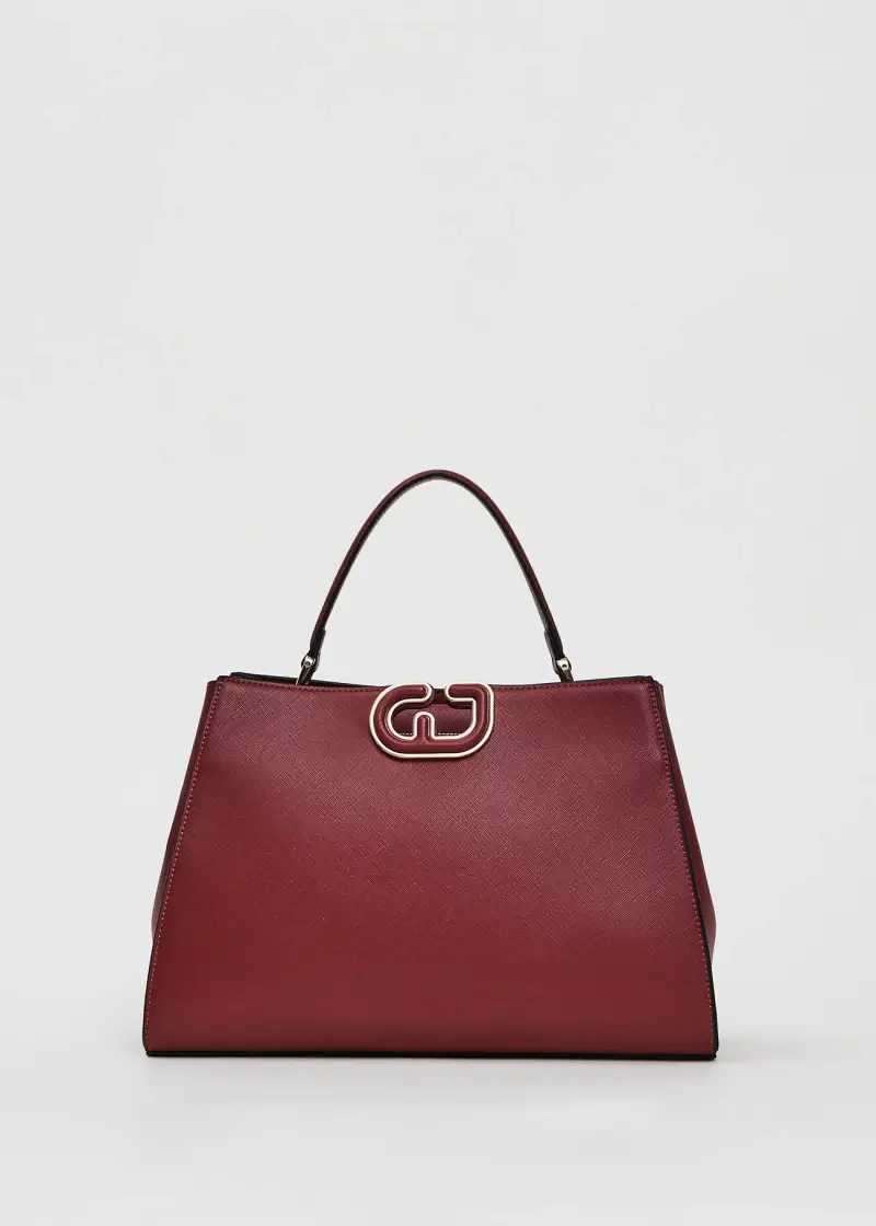 Fashion Borsa top handle in similpelle Multicolore