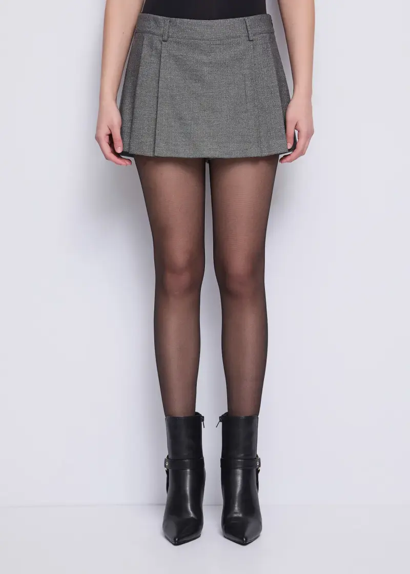 Fashion Shorts da donna con pieghe Multicolore