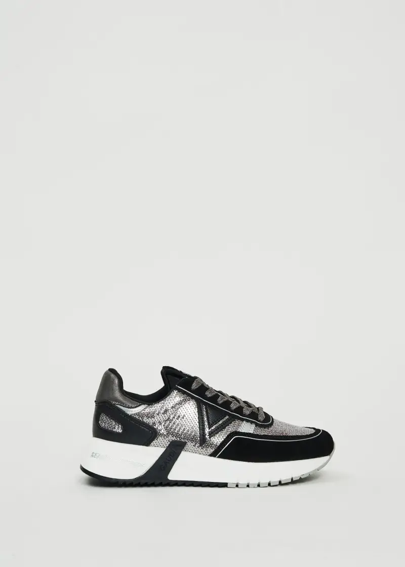 Fashion Sneaker con paillettes Multicolore