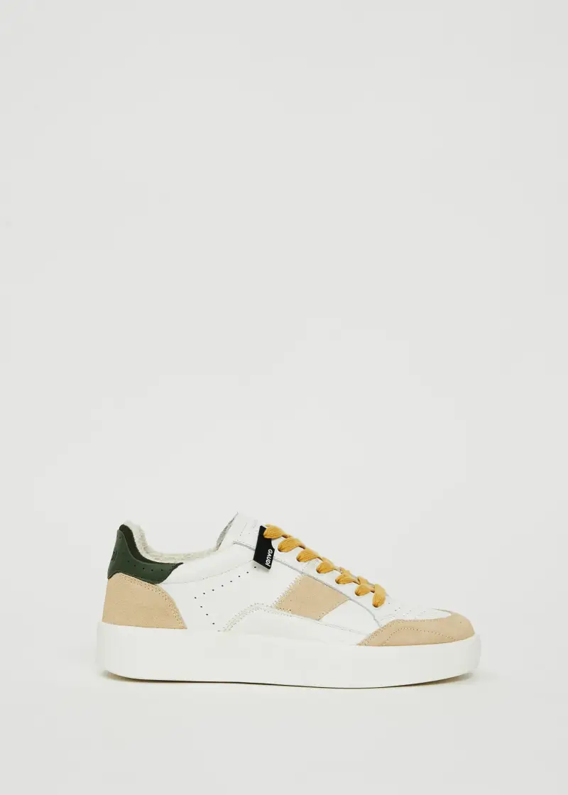 Fashion Sneaker in pelle scamosciata Multicolore