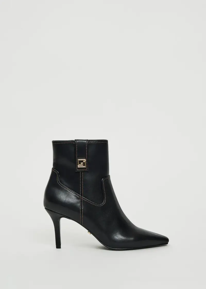 Fashion Stivaletti neri in similpelle Multicolore