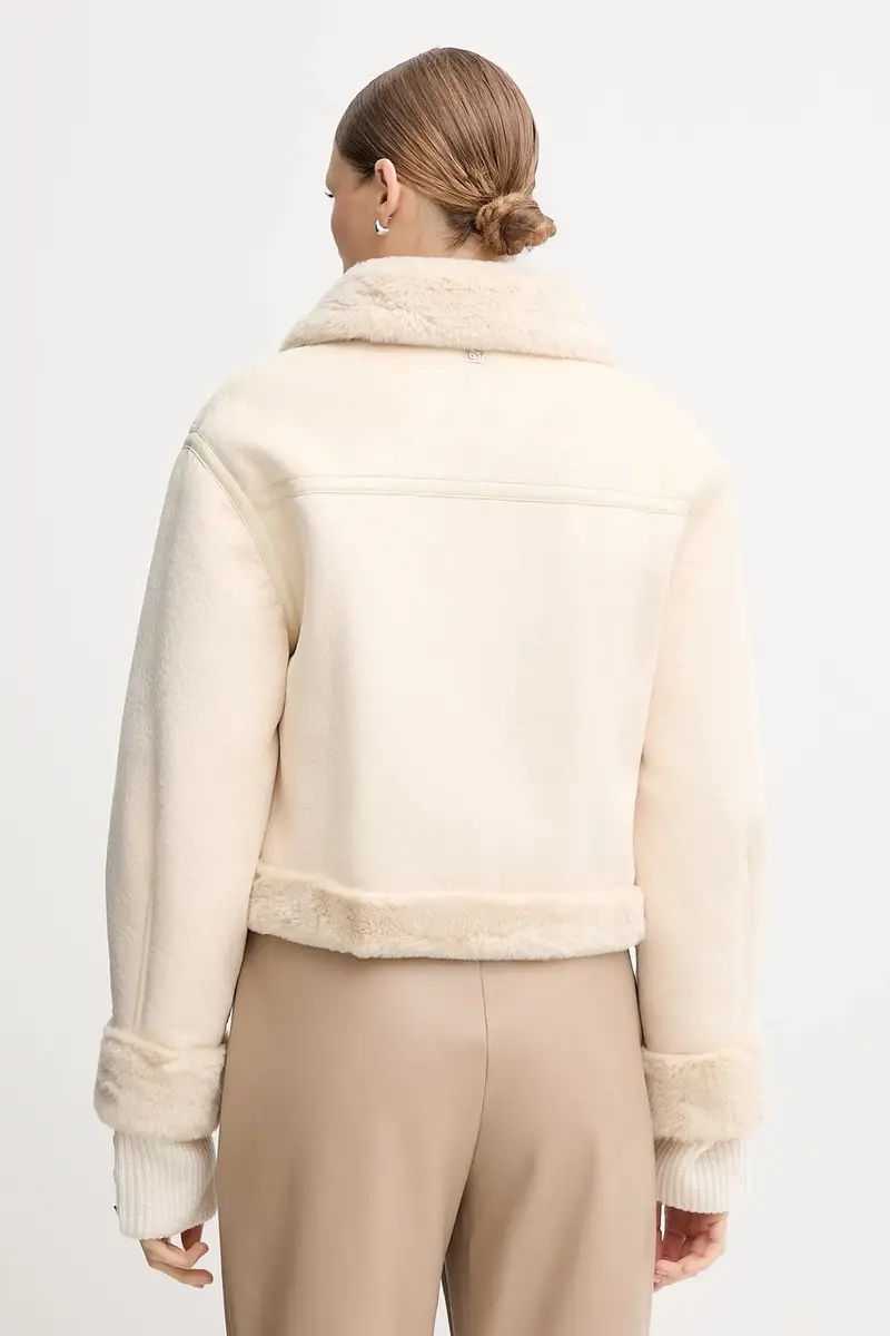 giacca colore beige 521BD39002 miniatura 3