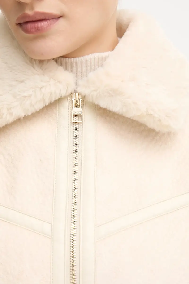 giacca colore beige 521BD39002 miniatura 5