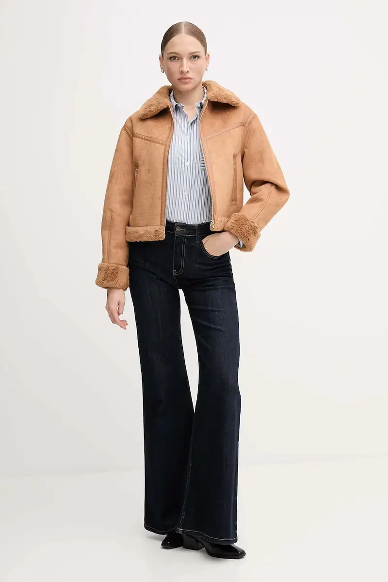 giacca colore marrone 521BD39002 miniatura 2