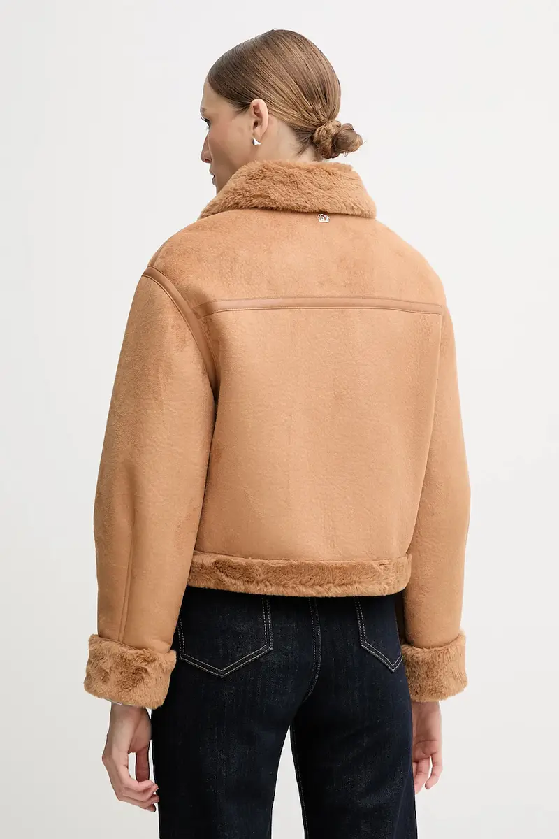 giacca colore marrone 521BD39002 miniatura 3