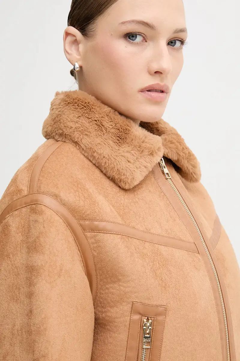 giacca colore marrone 521BD39002 miniatura 4