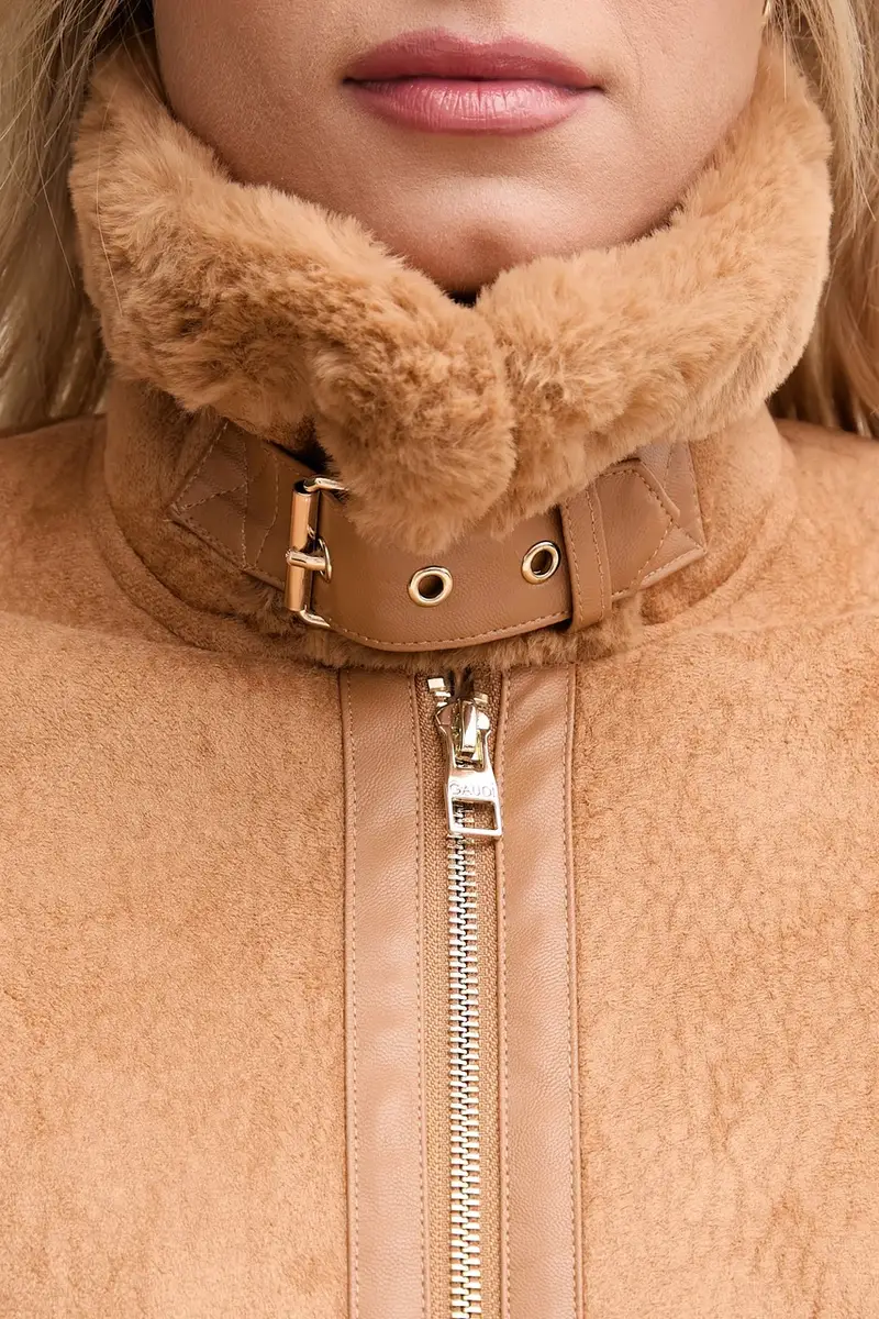 giacca colore marrone 521BD39003 miniatura 5