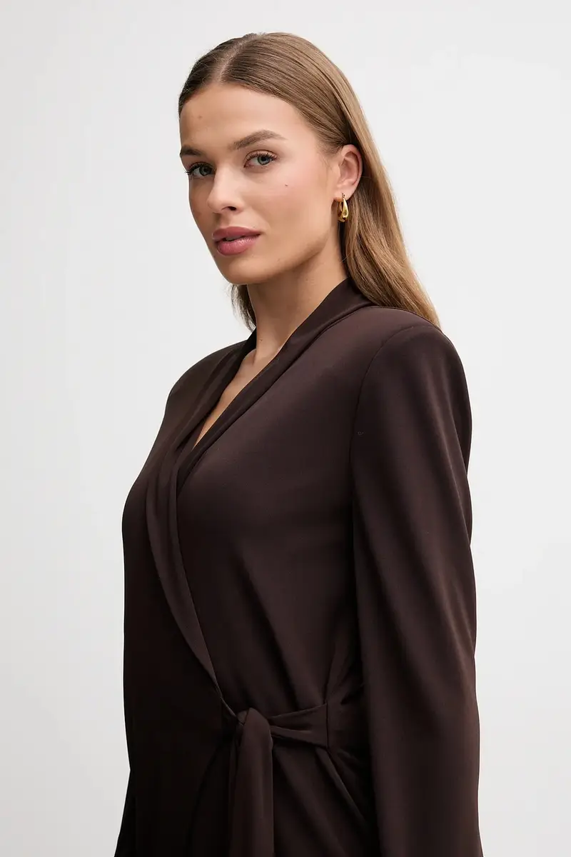 giacca colore marrone 521FD34005 miniatura 4