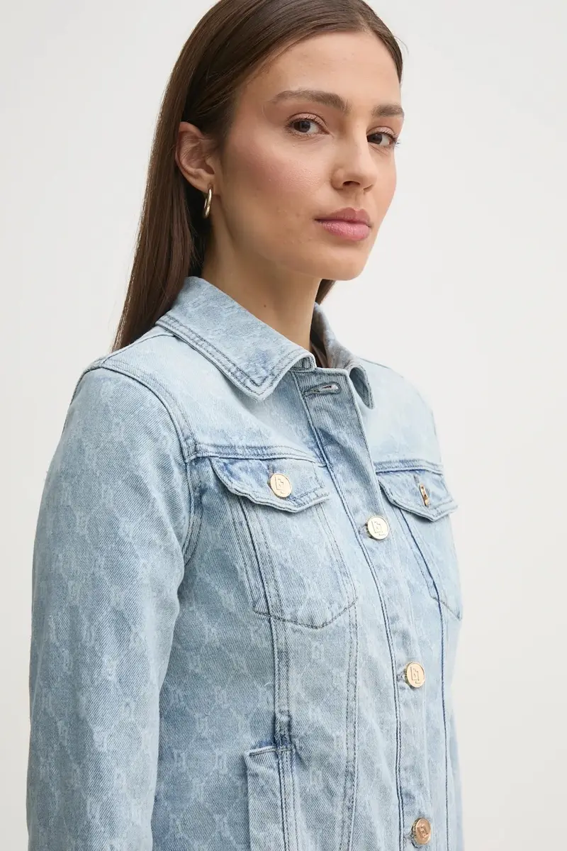 giacca di jeans colore blu 511BD36002 miniatura 4