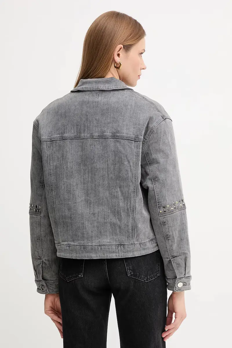 giacca di jeans colore grigio 521BD36003 miniatura 3