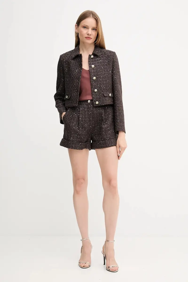 giacca in misto lana colore marrone 521FD35003 miniatura 2