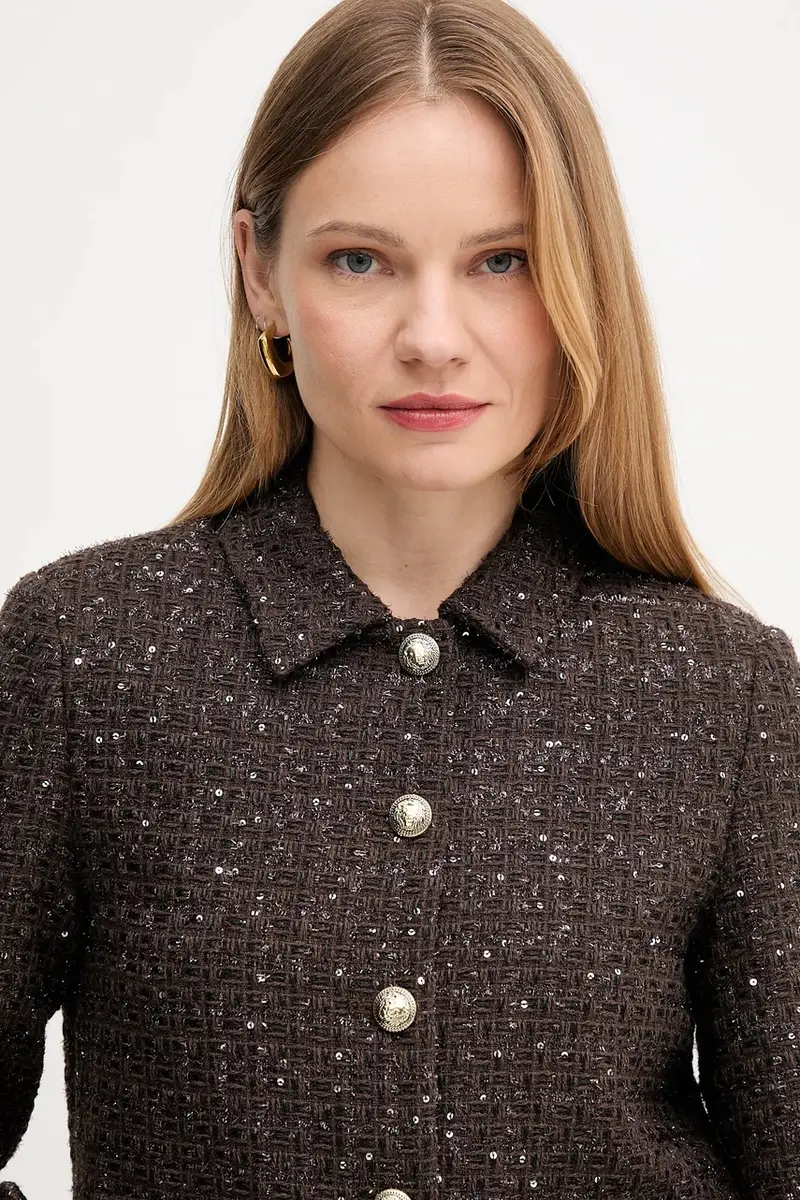 giacca in misto lana colore marrone 521FD35003 miniatura 4