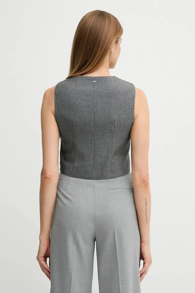 gilet colore grigio 521FD35017 miniatura 3