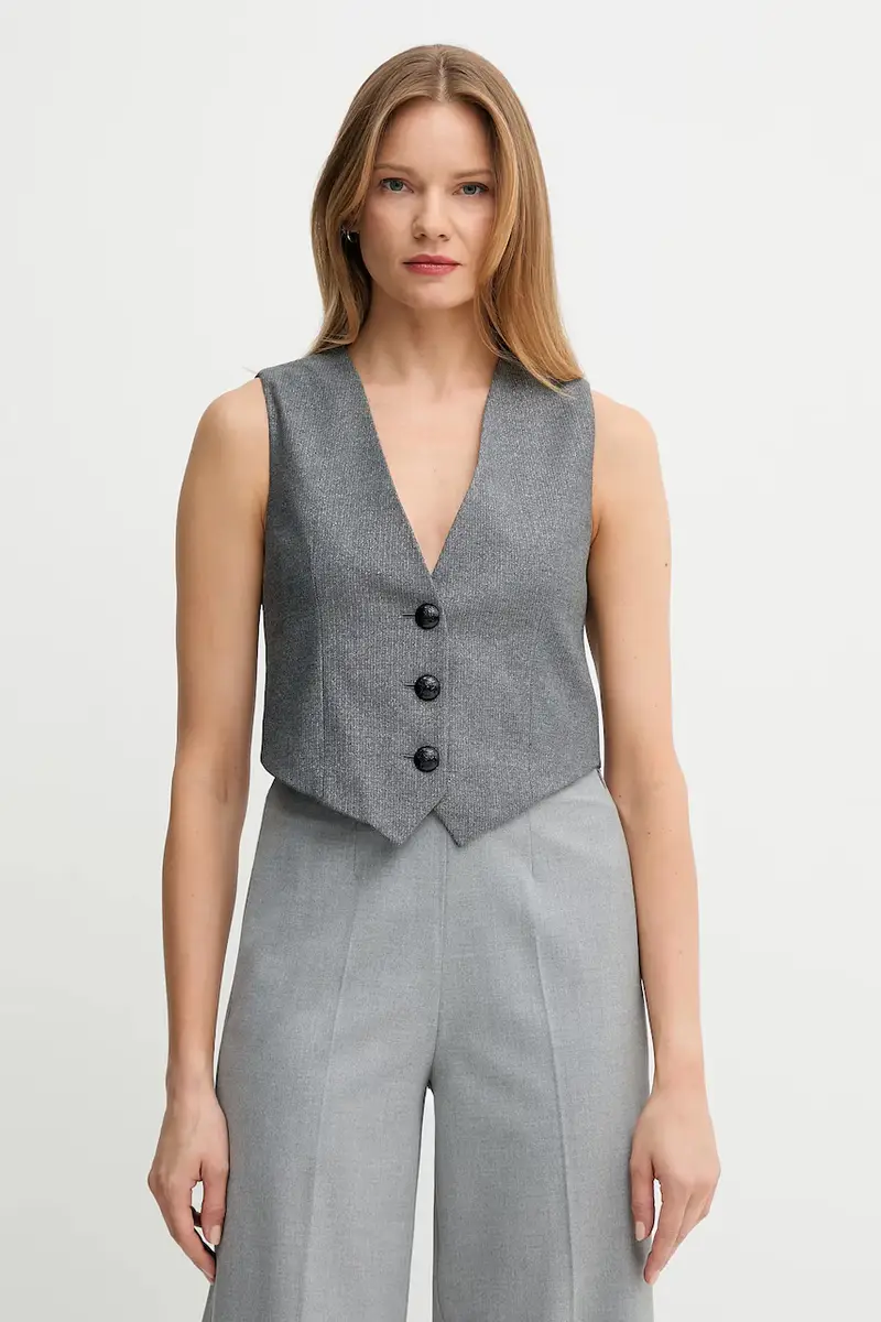 gilet colore grigio 521FD35017