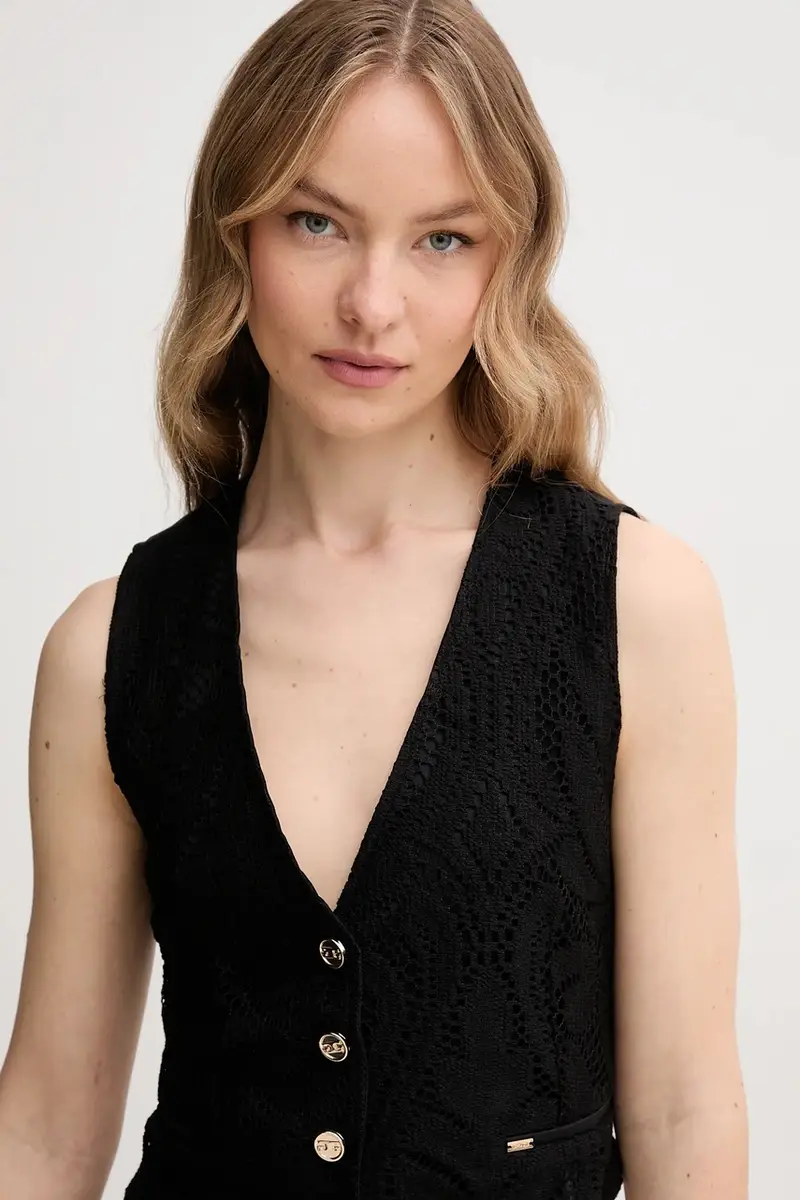 gilet colore nero 511FD35001 miniatura 3