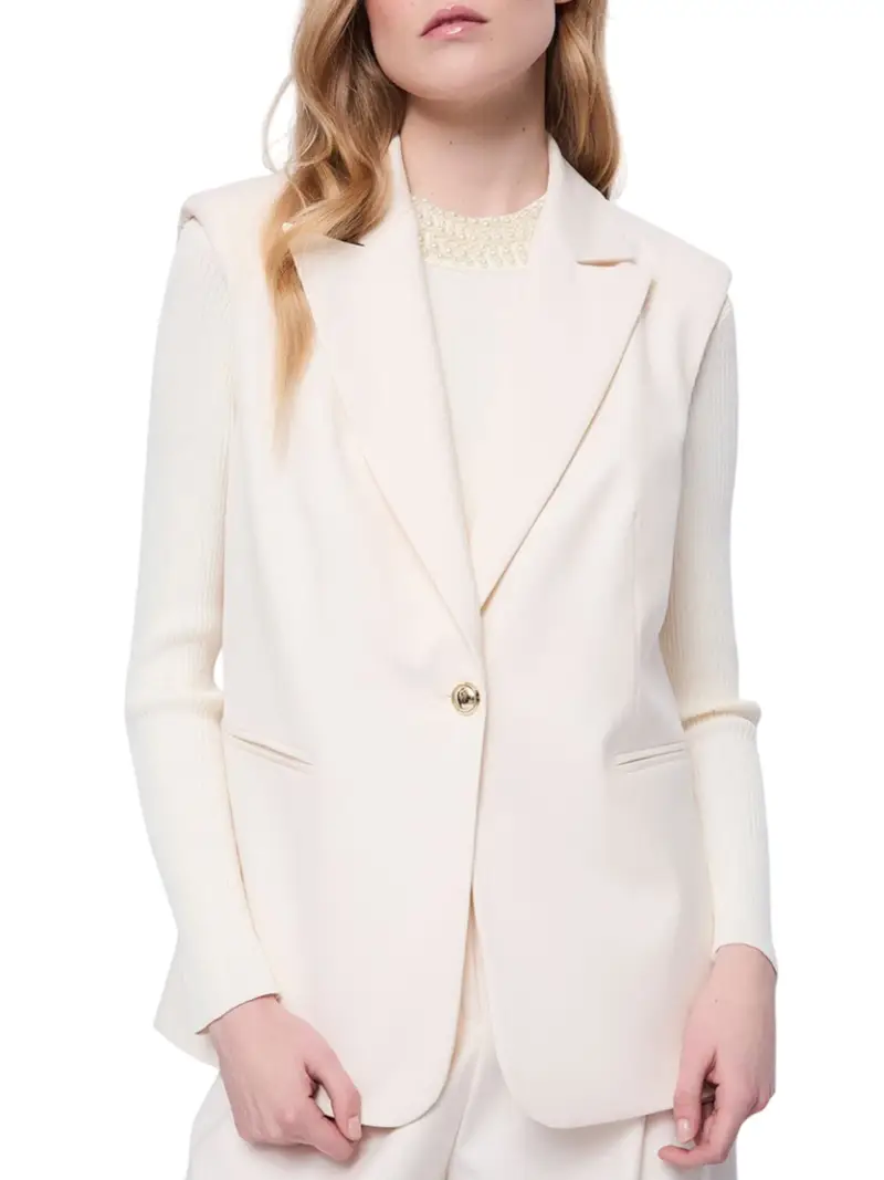 Gaudi Gilet Donna Bianco 3352751